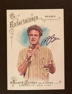 MATT BESSER "Upright Citizens Brigade" 2014 Allen & Ginter's SIGNED / AUTO Card
