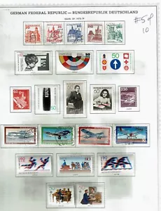 1978-9 Germany Federal Rep MIXED LOT OF 22 incl 3 SETS Sc#1232- M/H/OG/Used #5 - Picture 1 of 1