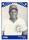 1983 Quad City Cubs TCMA #22 Tony Woods Oakland California CA Baseball Card