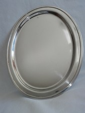 Vassoio in argento 800 punzone  galletto 491 firenze gr. 330 Misura cm 29x23