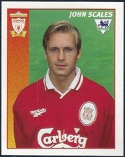 MERLIN PREMIER FOOTBALL LEAGUE 97 STICKER #243 JOHN SCALES LIVERPOOL FREE POST
