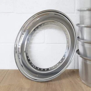 16" - 18" 1,5" BBS RS RF 34 Schraubenloch Alu Außen Radlippe 3 Stück geteilte Felge - Bild 1 von 1
