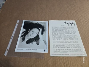 June Pointer Promo Pressemappe "Selt Titled" 1989 fast neuwertig letzte LP - Bild 1 von 7