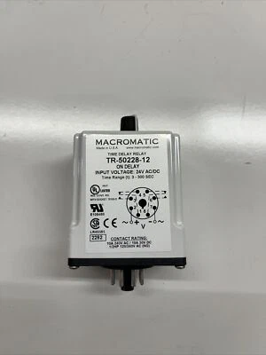 MACROMATIC TR-50228-12 Tim Delay Relay - Image 1 of 4