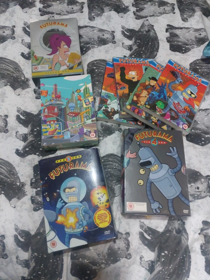 Futurama DVD box sets Season 1 To 4 Complete Sets Matt Groening 1-4 S01-s04 - Image 1 of 4