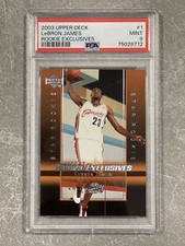 2003-04 Upper Deck Rookie Exclusives Lebron James RC #1 PSA 9 MINT