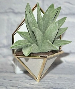 BATH & BODY WORKS WALLFLOWER HOME PLUGIN FRAGRANCE PLUG GEOMETRIC PLANTER PLANT - Picture 1 of 8