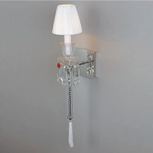 Luxury Wall Lamp Crystal Mirror Front Light Modern Crystal Wall Light Sconce - Picture 1 of 43