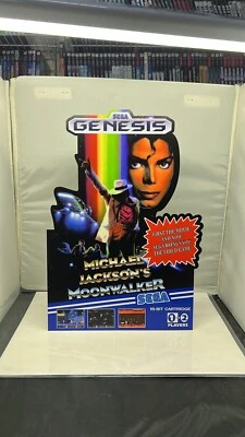 Michael Jackson's Moonwalker Sega Genesis Standee - Image 1 of 4