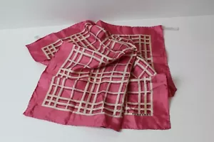 Burberry London Silk Handkerchief Pocket Bandana Plaid NovaCheck 19" X 19" - Picture 1 of 7
