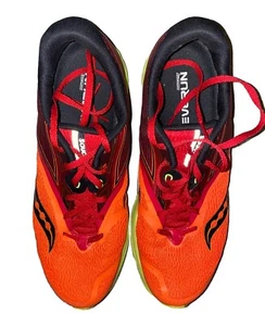 Saucony Kinvara 9 Red Mens US Size 12.5 EUR 47 S20418-1 Running Shoes Sneakers - Picture 1 of 14