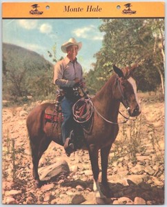 Republic Pictures Western Star Promotional Lobby Card Monte Hale