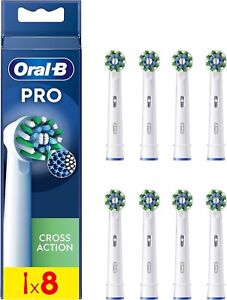 Oral-B Pro Cross Action Electric Toothbrush Head, X-Shape And Angled Bristles fo