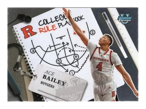 2024-25 Bowman U Chrome College Rule Playbook Ace Bailey #CRP-1 RC Rookie - Picture 1 of 2