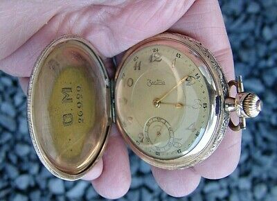 Antike Vergoldete Junghans / Zentra Sprungdeckeltaschen Uhr Neue Revision • 189.99€