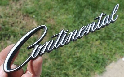 Lincoln Continental 1969 1970 1971 maletero escritura emblema placa de identificación C9VB-5325622-A Foto 1 de 4