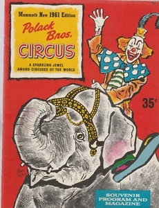 POLACK BROS. 1961 SOUVENIR PROGRAM AND MAGAZINE-INDIVIDUALLY NUMBERED - Imagen 1 de 6