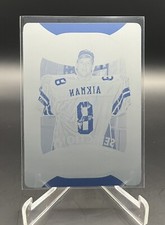 2020 Select #13 Troy Aikman Cyan Printing Plate 1/1  2022 Panini Chronicles