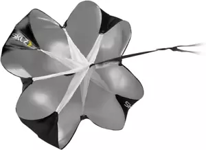 Speed Chute Resistance Parachute for Speed and Acceleration Training Grey, Black - Picture 1 of 11
