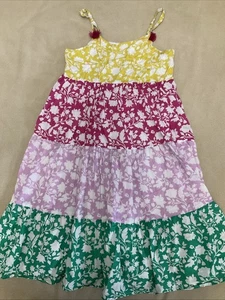 MiniBoden 13-14 Years Sundress Smocked Back Colorful - Picture 1 of 5