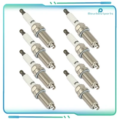 8 piezas bujías de iridio para Toyota Land Cruiser 2008-2011 y 2013-2020 5,7 L Foto 1 de 4