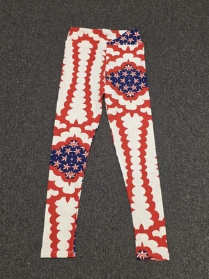 Leggings Lularoe Tween - Nuevos con etiquetas - Americana - 4 de julio - Rojo, Blanco y Azul Foto 1 de 4