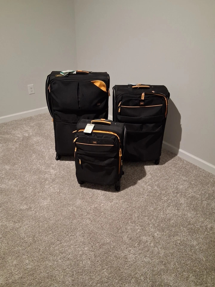 Maleta rígida ABS equipaje 20/24/28" bolsas de viaje TSA bloqueo ruedas giratorias 3 piezas Foto 1 de 1