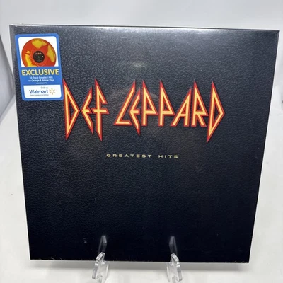 Def Leppard - Greatest Hits (Orange & Yellow Vinyl Walmart Exclusive) Sealed - Image 1 of 4