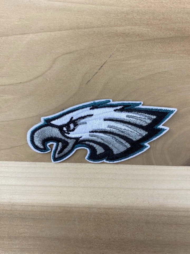 PHILADELPHIA EAGLES EMBROIDERED IRON ON PATCH 1.5” X 3.0” FREE SHIPPING - Image 1 of 1