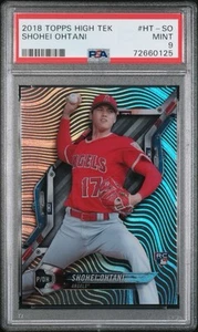 2018 Topps High Tek Baseball Shohei Ohtani Rookie RC #HT-SO PSA 9 - Picture 1 of 2