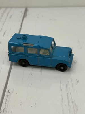 MATCHBOX Lesney Series 1 No 12 Land Rover Safari 1965 Blue - Image 1 of 4