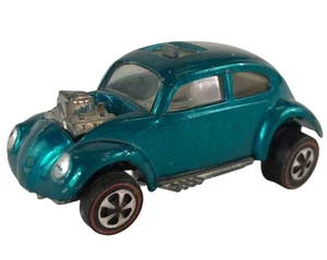 Hot Wheels Custom Volkswagen Original Redline 1967 Car Green Blue White Interior - Picture 1 of 13
