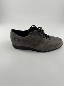 Mephisto 080481 Gray Leather Suede Lace Up Oxford Dress Shoes Men’s Size 10 - Picture 1 of 10
