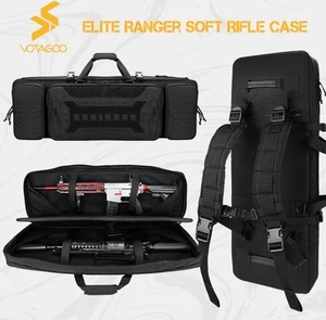 VOTAGOO Elite Ranger Soft Rifle Case 42” – Holds 2 Rifles & 2 Pistols, MOLLE - Picture 1 of 8