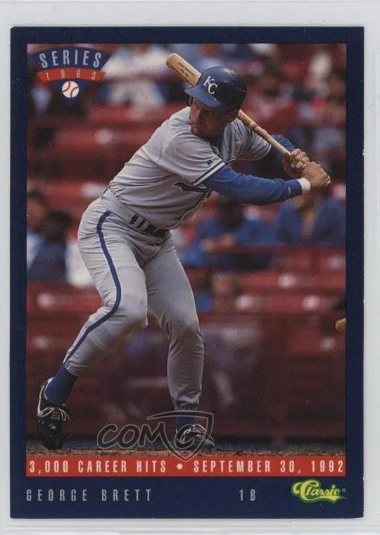 1993 Classic Update Blue Travel Edition George Brett #T17 HOF - Image 1 of 2