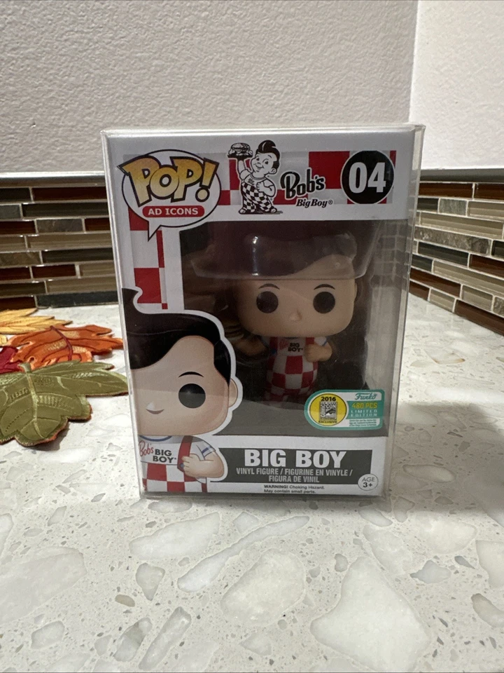 2016 SDCC LE 480 Funko Pop As Icons Bob's Big Boy W/ Pop Stack - Image 1 of 4