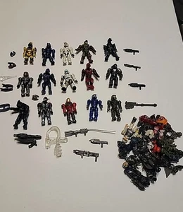 Mega Blocks Halo Figures Lot 30 Pieces With Parts LOT#10 - Picture 1 of 5