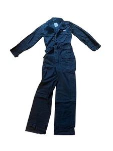 Vintage US Navy Flame Resistant Utility Coveralls Size 38R Genuine Military - Picture 1 of 9