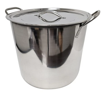 Economy Stainless Steel Brewing Pot, 5 Gallon - Image 1 of 4