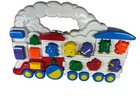 Vintage Chicco Interactive Locomotive Animal & Train Sounds Push Along Toy L16"