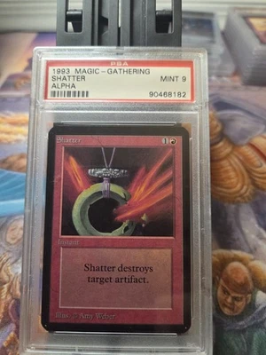 Shatter MTG Magic the Gathering Alpha PSA 9 Vintage Old School Collectible - Image 1 of 2