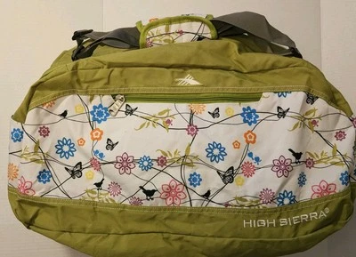 High Sierra 24" Pack-n-Go Duffel - Floral Pattern EUC - Image 1 of 4