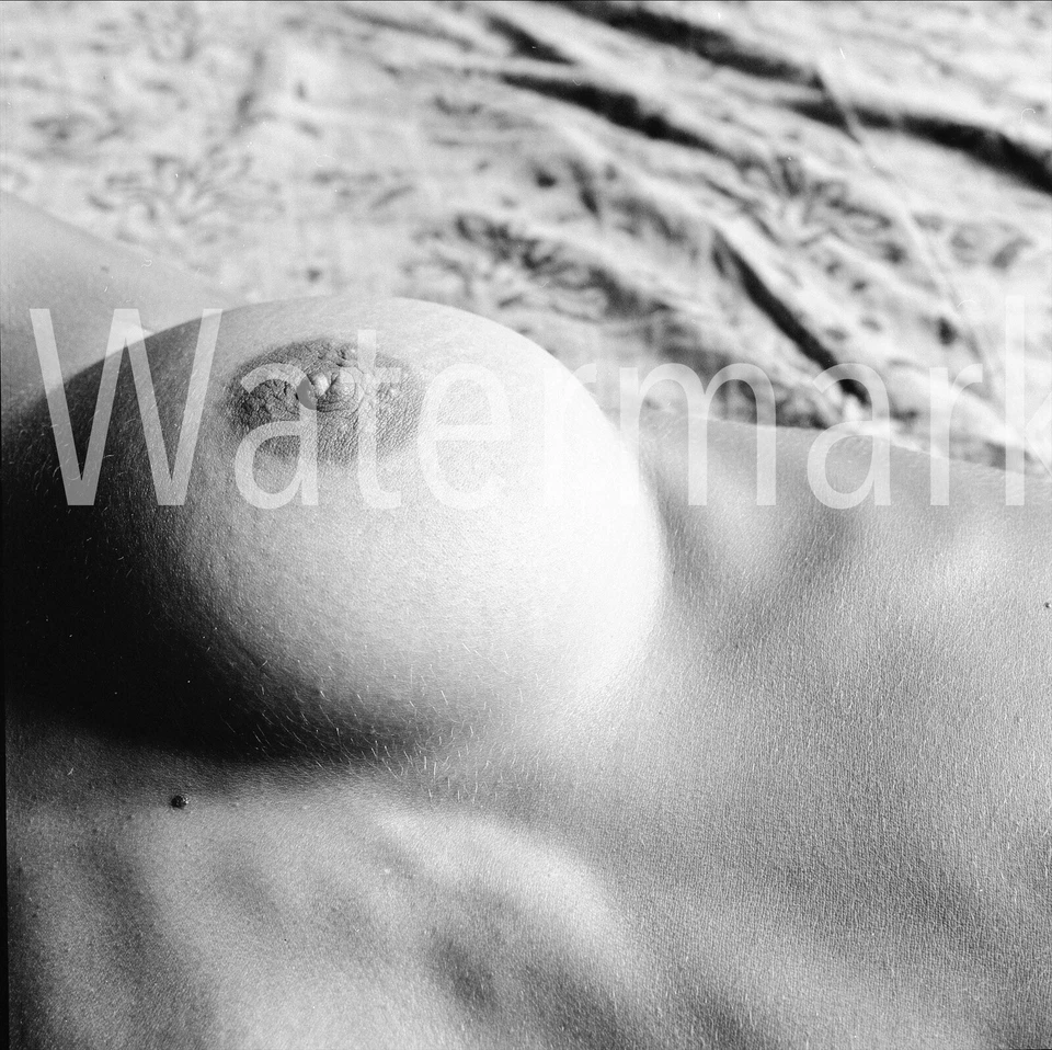 Плакат 20x30 дюймов размер печати обнаженной рискованной груди 60-х годов. От негатива. Винтажное табу - Изображение 1 из 1