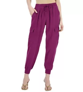 Pantalones para correr utilitarios INC International Concepts rosa arándano - Imagen 1 de 4