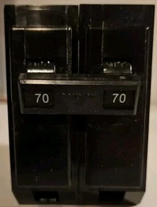 2 - Disyuntor intercambiable de doble polo BR270, 120/240V, 70 amperios - Imagen 1 de 3