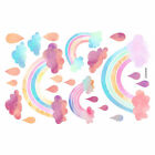 Cartoon Cloud Wall Decal Removable Rainbow Cloud Sticker For Nursery