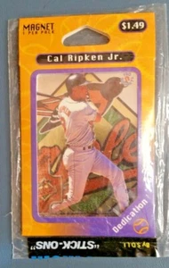 VINTAGE 1997 CAL RIPKIN, JR BALTIMORE ORIOLES Magnet Stick-Ons by Crown Pro - Picture 1 of 2