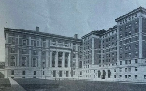 1910 Columbia University New York Barnard College Capilla de San Pablo ilustrada - Imagen 1 de 6