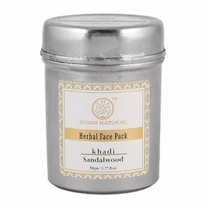 KHADI NATURAL Sandalwood Herbal Face Pack, 50g - Picture 1 of 2