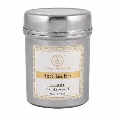 KHADI NATURAL Sandalwood Herbal Face Pack, 50g - Image 1 of 2